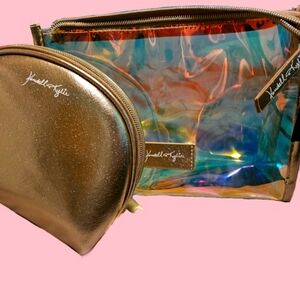 NWT! Kendall & Kylee Makeup Pouches 2 in 1 Set Bundle
